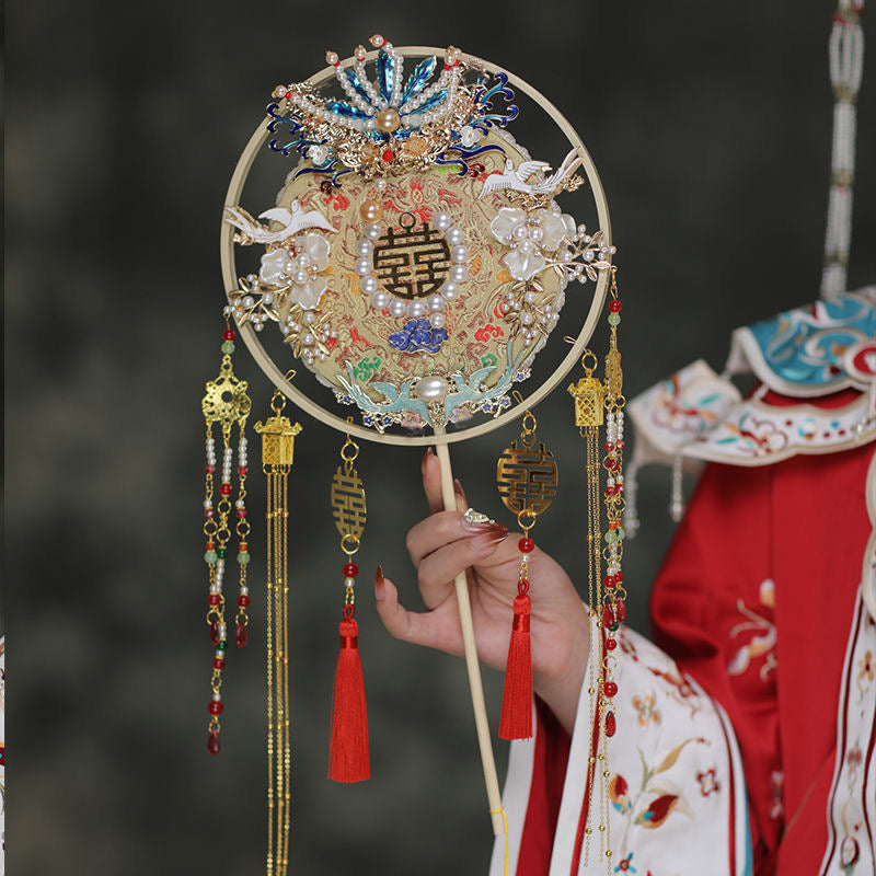Wedding Fans/. Traditional Chinese embroidery Fans for yourself/Mothers Day/Birthday gift / chrisms