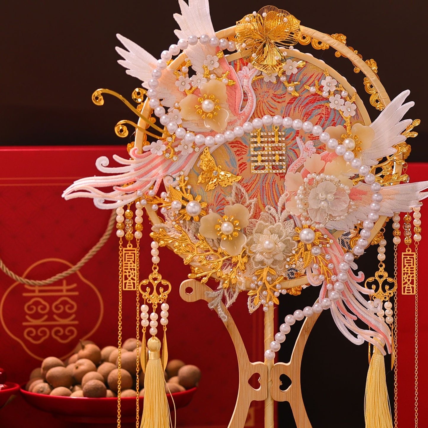 Wedding Fans/. Traditional Chinese embroidery Fans for yourself/Mothers Day/Birthday gift / chrisms