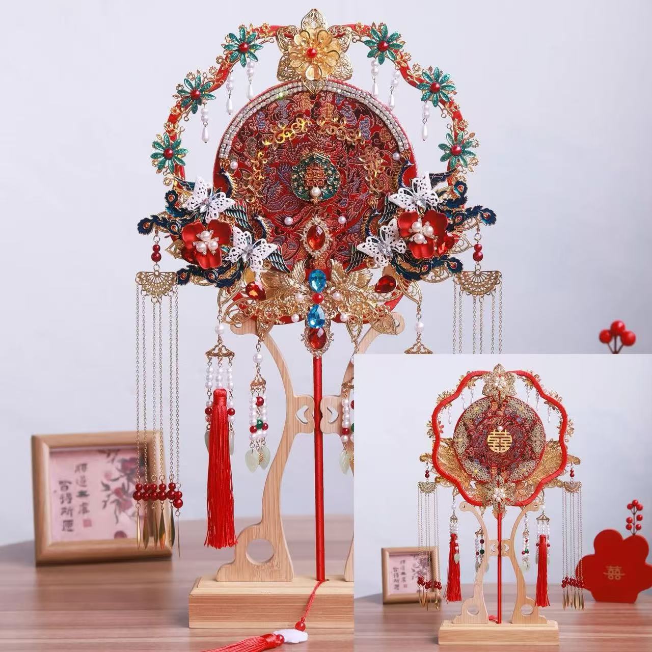 Wedding Fans/. Traditional Chinese embroidery Fans for yourself/Mothers Day/Birthday gift / chrisms