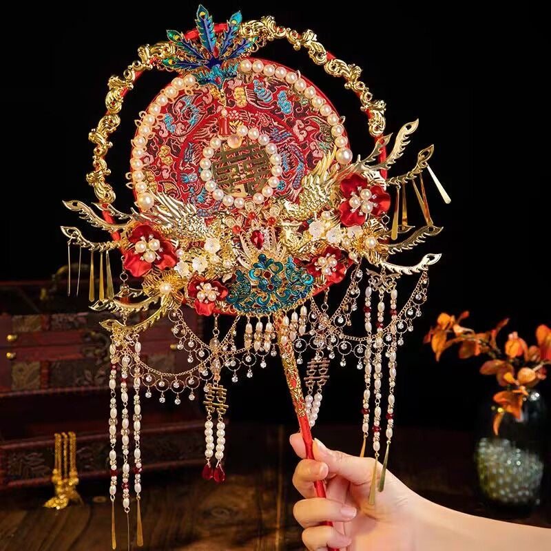 Wedding Fans/. Traditional Chinese embroidery Fans for yourself/Mothers Day/Birthday gift / chrisms