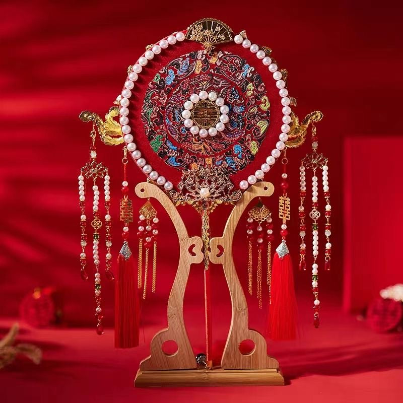Wedding Fans/. Traditional Chinese embroidery Fans for yourself/Mothers Day/Birthday gift / chrisms