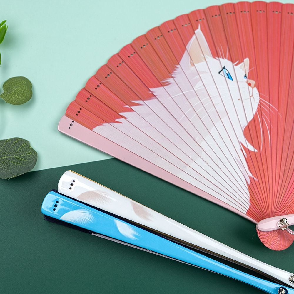 fully bamboo fan with exquisite box